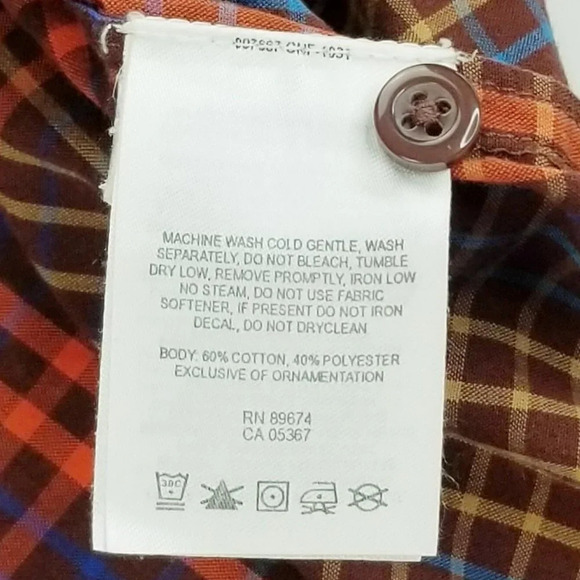 Mountain Hardwear Small Sleeve Logo Tag Check Mens - Picture 6 of 6